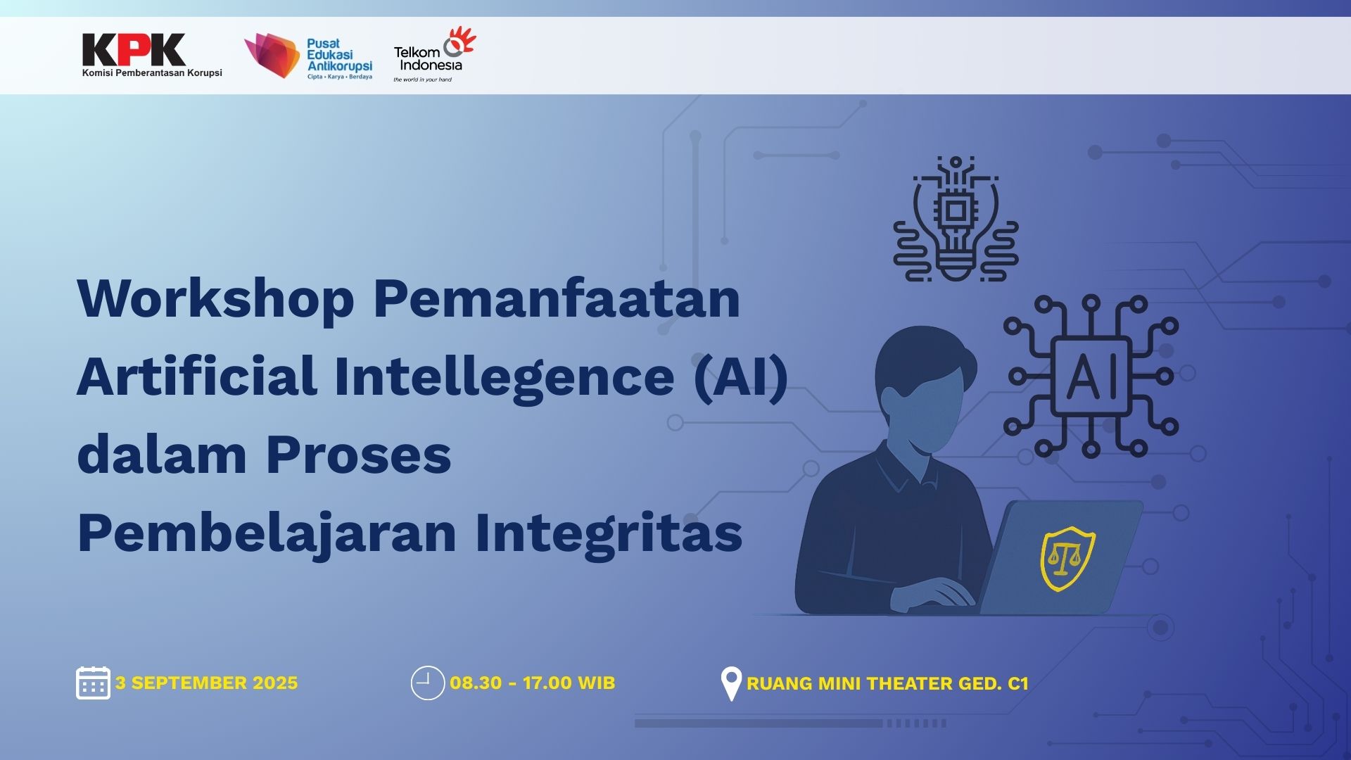 Workshop Pemanfaatan Artificial Intelligence (AI) Dalam Proses Pembelajaran Integritas