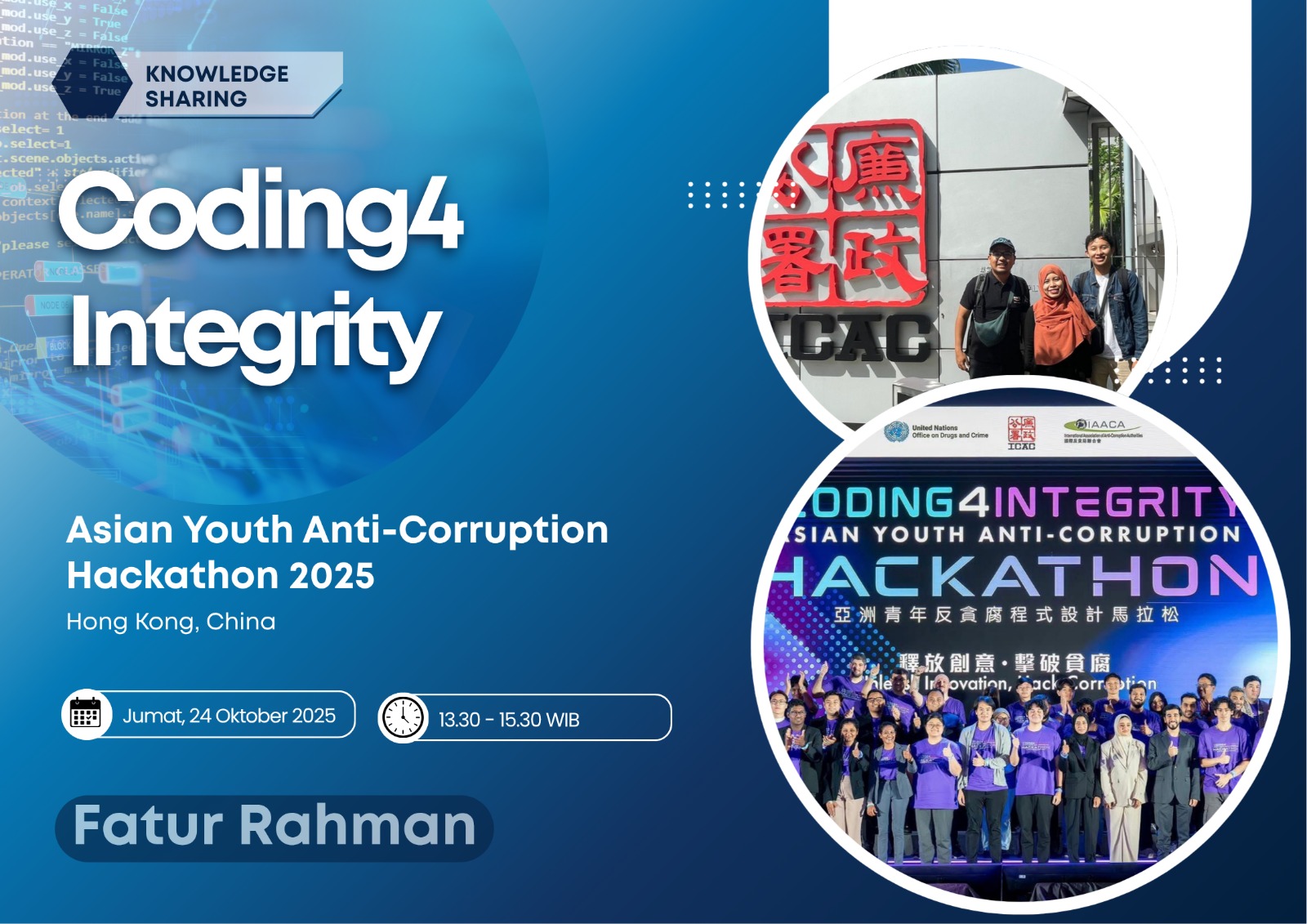 Knowledge Sharing - Coding4 Integrity: Asian Youth Anti-Corruption Hackathon 2025